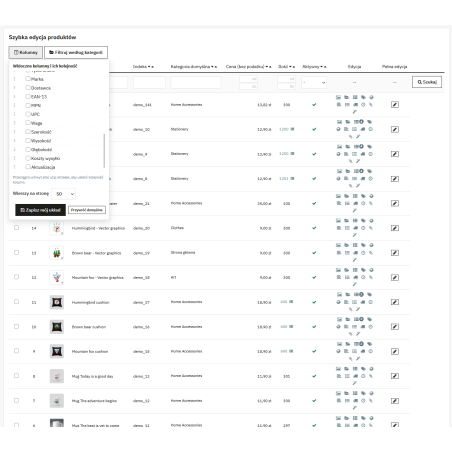 Modifica rapida dei prodotti Pro Prestashop