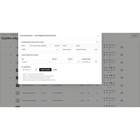 Quick Product Editing Pro Prestashop