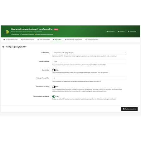 Stampa massiva dei dati degli ordini in PDF per PrestaShop