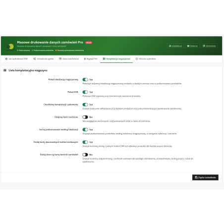 Stampa massiva dei dati degli ordini in PDF per PrestaShop
