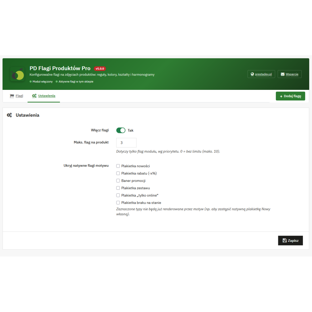 Labels on PrestaShop Images – Product Flags Pro | PrestaDev