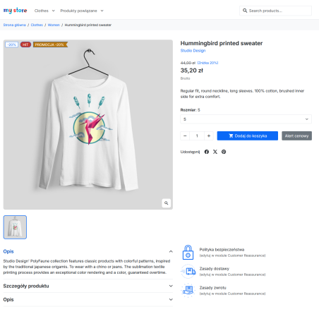Flagi Produktów Pro — etykiety na zdjęciach produktów w PrestaShop