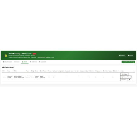 Aggiornamento dei prezzi da file CSV modulo per PrestaShop
