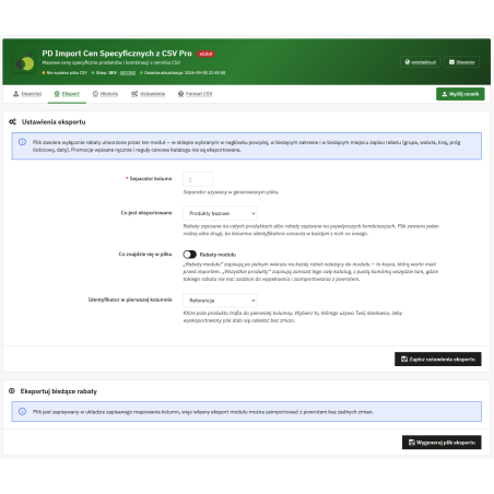 Importazione sconti da CSV Pro modulo per PrestaShop