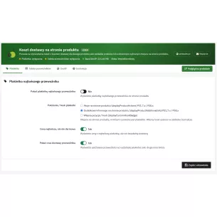 Koszt dostawy na karcie produktu 2