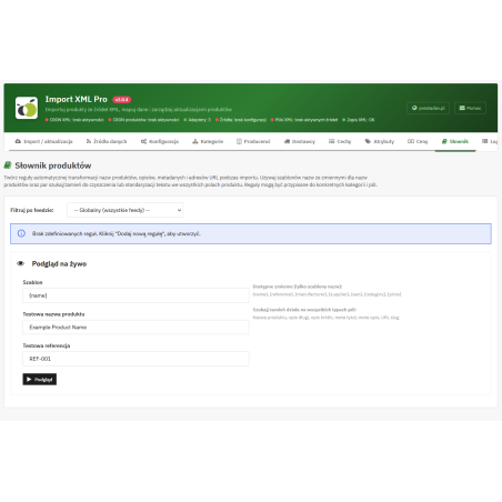 Import XML do PrestaShop – integracja hurtowni | PrestaDev