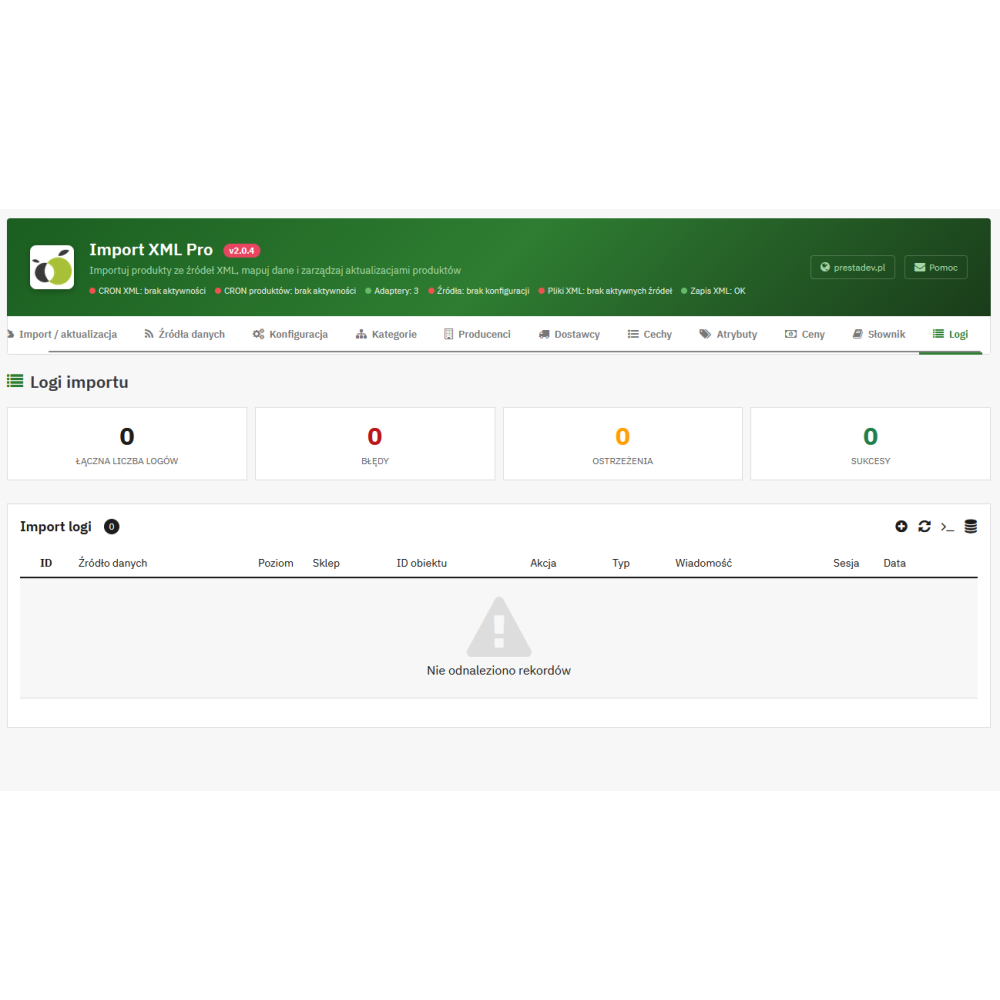 Імпорт XML до PrestaShop – інтеграція гуртівні | PrestaDev