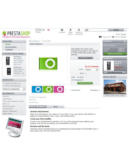 Nawigacja po produktach na stronie produktu | Moduły prestashop | PrestaDev.pl