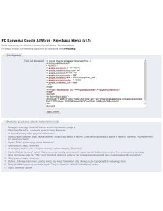Prestashop Google AdWords Registrierung Conversion Tracking 2