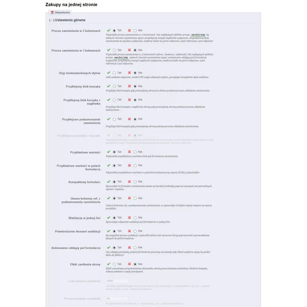 One Click Checkout Pro dla Prestashop 1.5.x oraz 1.6.x