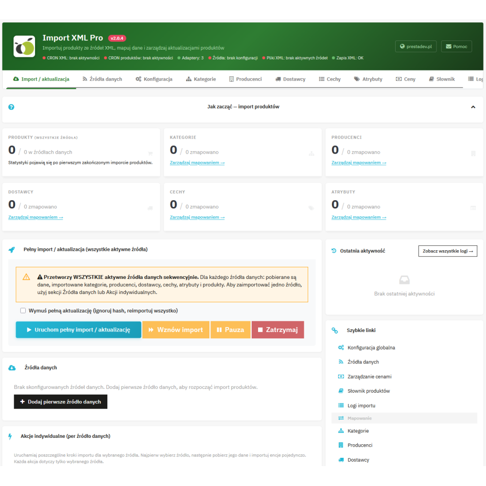 Kids Inspirations – import XML do PrestaShop | PrestaDev