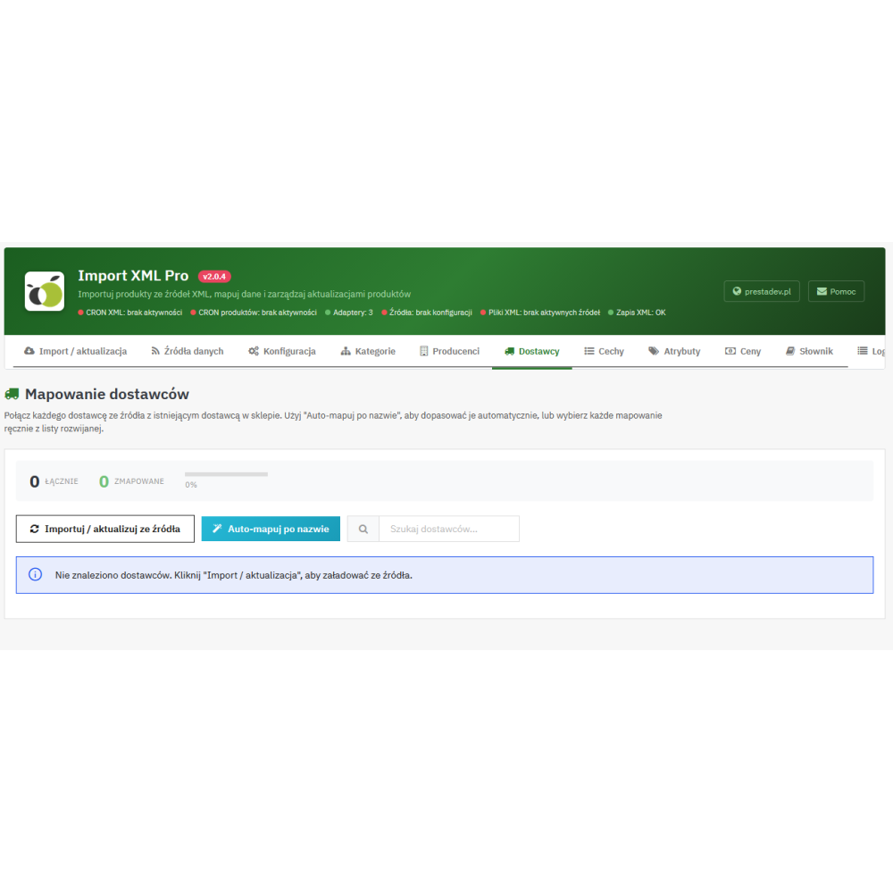 Poofi – XML-Integration mit PrestaShop | PrestaDev