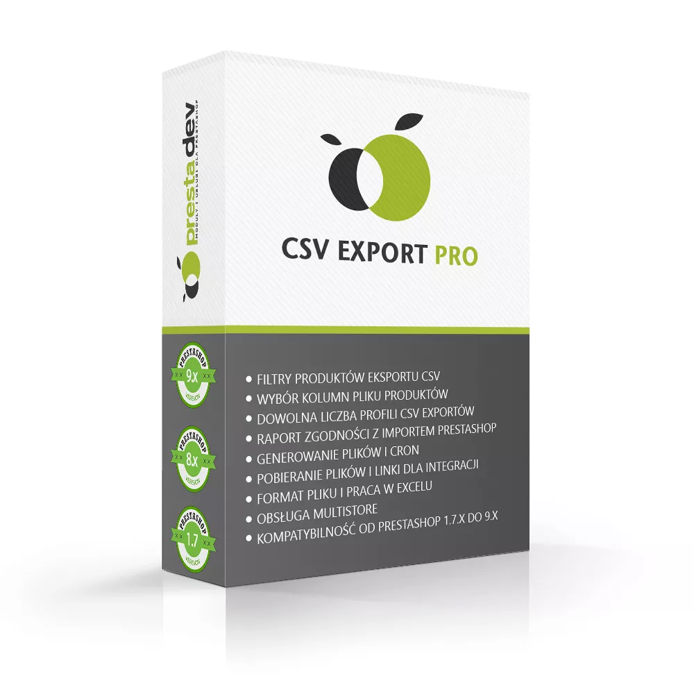 CSV Export Pro – eksport produktów i kombinacji do CSV zgodny z importem PrestaShop