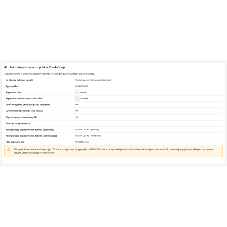 CSV Export Pro – eksport produktów i kombinacji do CSV zgodny z importem PrestaShop