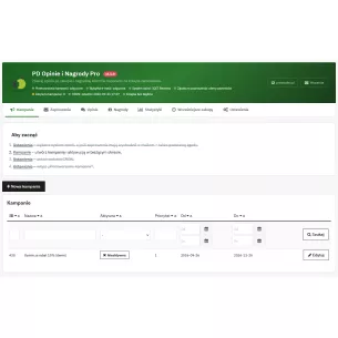 Opinie i Nagrody Pro – zaproszenia do opinii po zakupie i kupony za opinie w PrestaShop 2