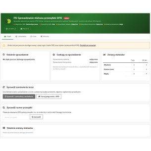 Modul kontroluje stav doručení DPD pro Prestashop 15x a 16x 2