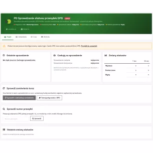 Il modulo controlla lo stato di consegna DPD per Prestashop 15x e 16x 2