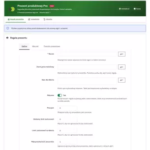 Cadeau produit Pro — cadeaux pour les commandes dans PrestaShop 2