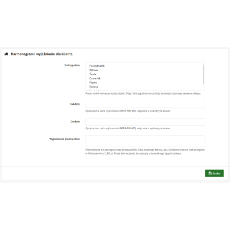 Przewoźnicy warunkowo Pro — warunkowe metody dostawy w PrestaShop