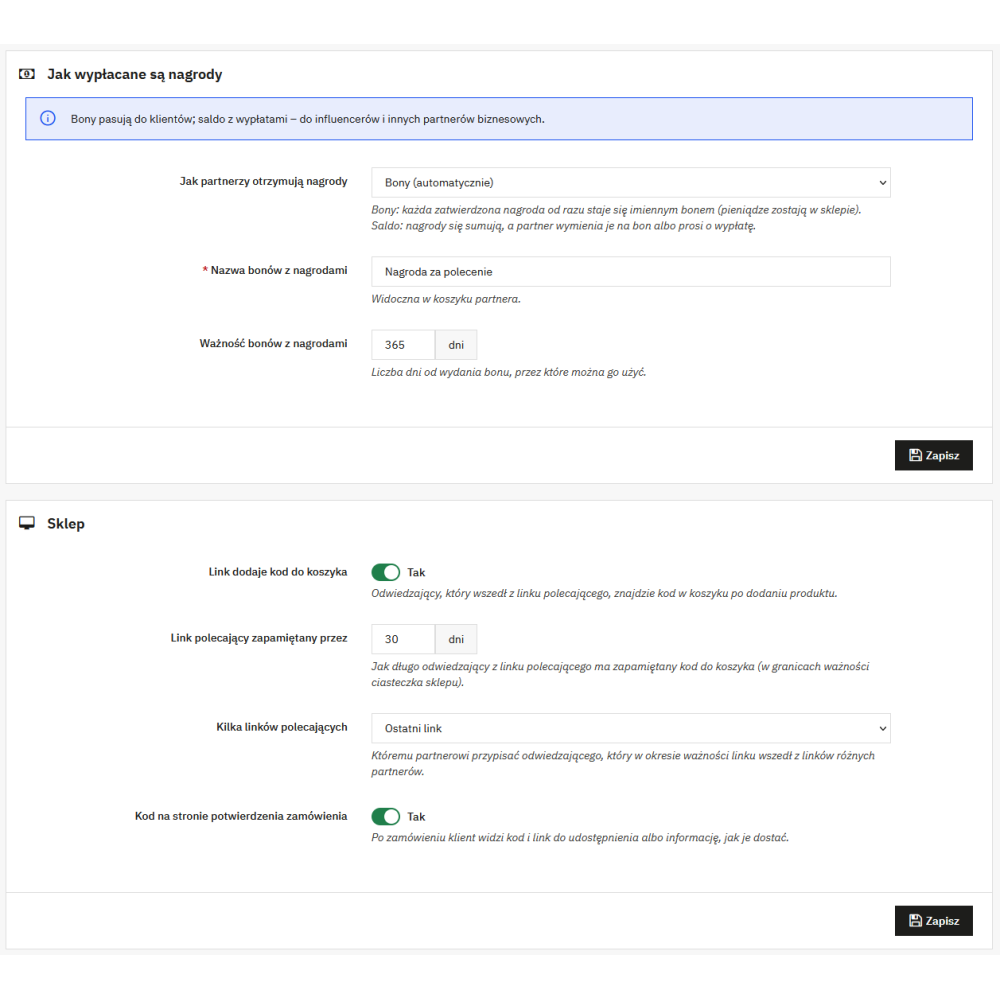 Партнерські знижки Pro для PrestaShop — реферальна програма зі знижкою для друзів і винагородою для того, хто рекомендує