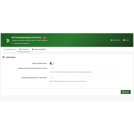 Powiadomienia Push Pro – moduł powiadomień dla PrestaShop
