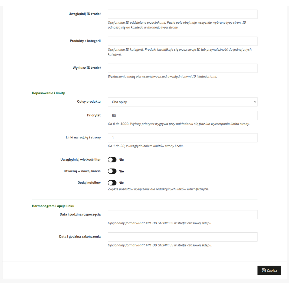 Interní prolinkování Pro — automatické interní prolinkování v PrestaShop