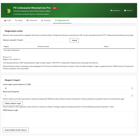 Linkowanie Wewnętrzne Pro — automatyczne linkowanie wewnętrzne w PrestaShop