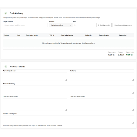 Generator ofert Pro – indywidualne oferty handlowe w PrestaShop