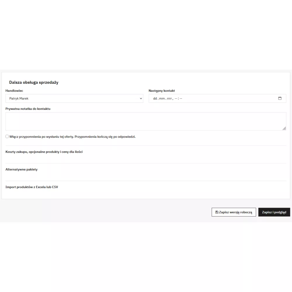 Generator ofert Pro – indywidualne oferty handlowe w PrestaShop