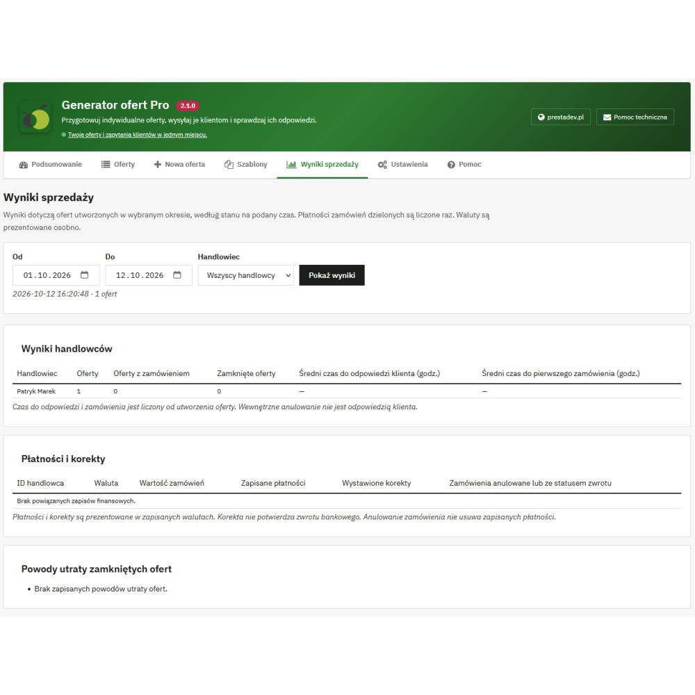 Generátor nabídek Pro – individuální obchodní nabídky v PrestaShopu