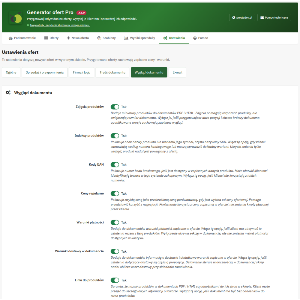 Angebotsgenerator Pro – individuelle Handelsangebote in PrestaShop