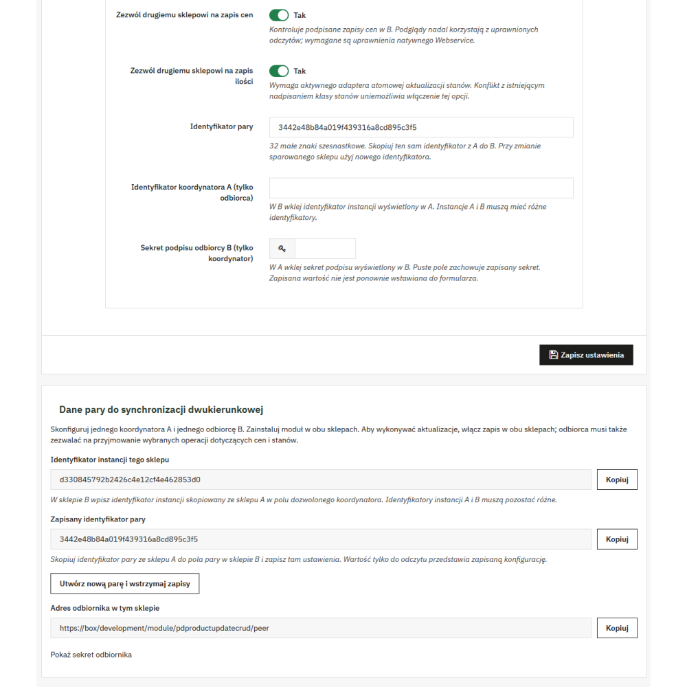 Synchronization of prices and stock levels of two PrestaShop stores | PrestaDev