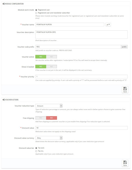 Discount coupon d'enregistrement de votre compte/Connectez-vous pour un bulletin d'information