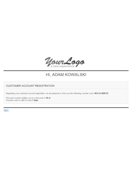 Discount coupon for registering your account/sign up for newsletter-a