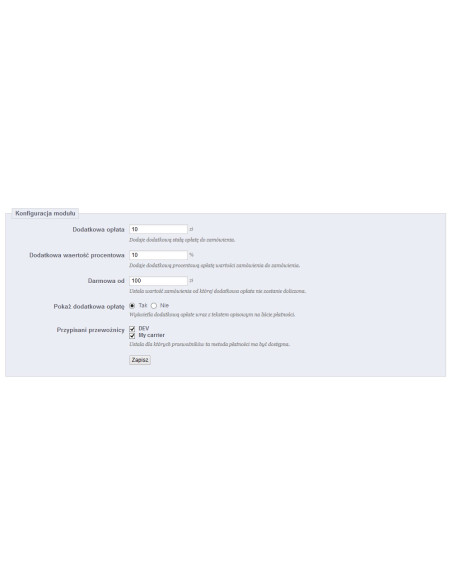 Zahlung bei Lieferung gegen Aufpreis für PrestaShop
