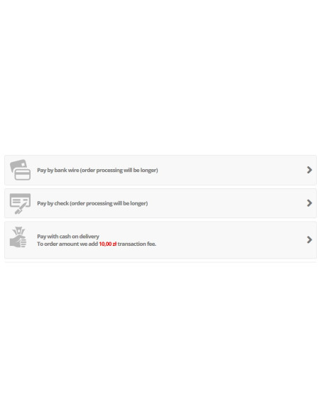 Zahlung bei Lieferung gegen Aufpreis für PrestaShop