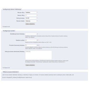 Moduł dostawy bazujacy na odległości dla PrestaShop 1.5.x oraz 1.6.x 2