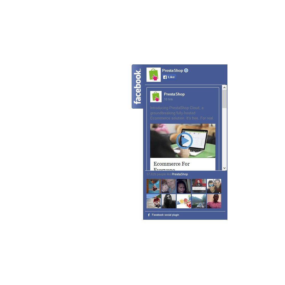 Moduł Facebook blok fanów / Like-Box