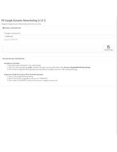Google Remarketing Dynamic Pro for PrestaShop 1.5 x and 1.6 x 2