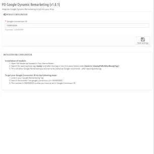 Google Remarketing Dynamiczny Pro dla PrestaShop 1.5.x oraz 1.6.x 2