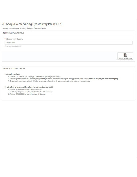 Google Dynamic Remarketing Pro для PrestaShop 1.5.x та 1.6.x