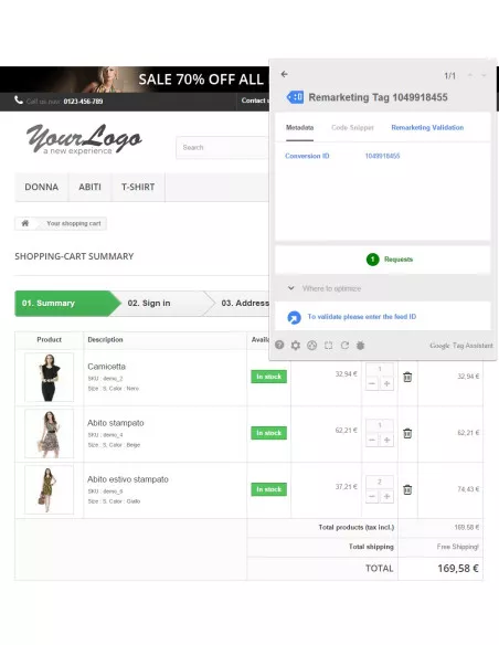 Google Remarketing Dynamic Pro für PrestaShop 1.5.x und 1.6.x