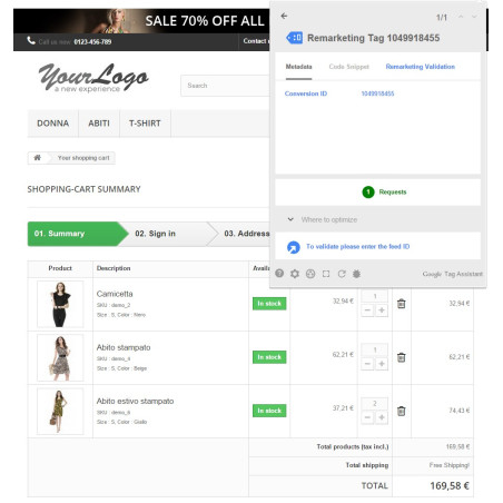 Google Remarketing Dynamic Pro für PrestaShop 1.5.x und 1.6.x