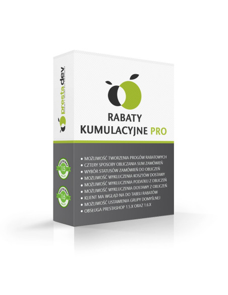 Kumulative (Schwellenwert) Rabatte für PrestaShop