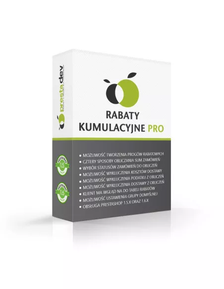 Rabaty kumulacyjne (progowe) dla PrestaShop | Moduły prestashop | PrestaDev.pl