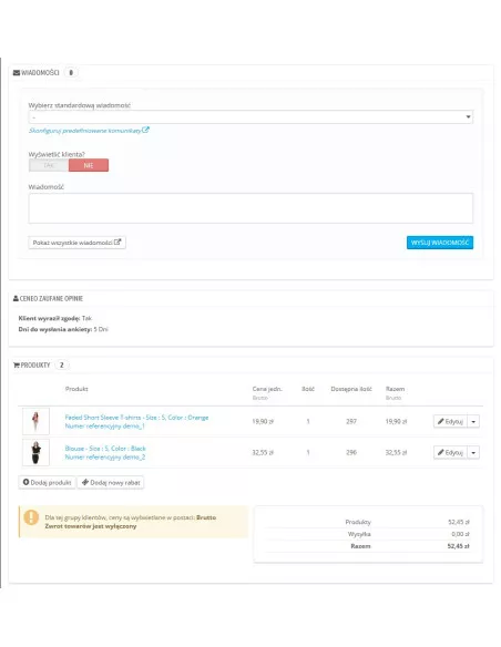 Integration von prestashop mit Ceneo Trusted Opinions für PS 1.4.x, 1.5.x, 1.6.x
