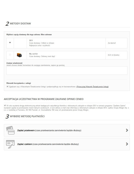 Integration von prestashop mit Ceneo Trusted Opinions für PS 1.4.x, 1.5.x, 1.6.x