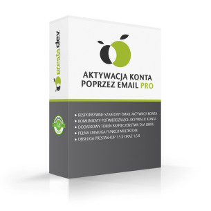 Aktivace účtu prostřednictvím e-mailu pro PrestaShop