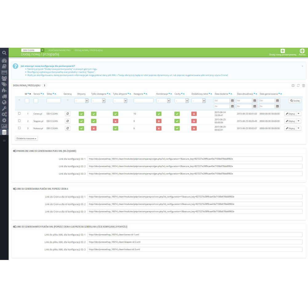 Comparison-shopping Pro for PrestaShop 1.5 x and 1.6 x