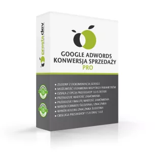 Google AdWords śledzenie konwersji sprzedaży Pro dla PrestaShop